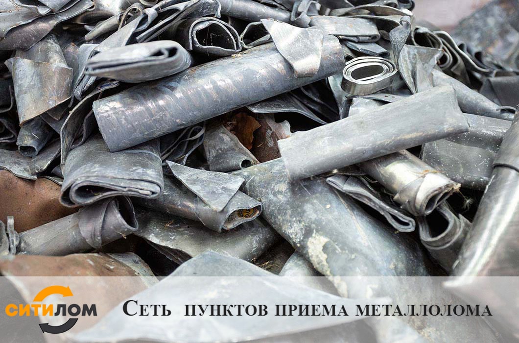 Лом пластин из свинца Свинцовые пластины в пункте приема лома